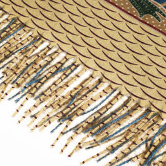 SC-PASH-ART-SWAN | Swan, Rush and Iris Art Pashmina