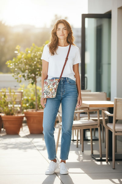 SLING-POMEGRA | Pomegranate Lemon Sling Bag Purse Crossbody