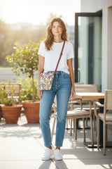 SLING-POMEGRA | Pomegranate Lemon Sling Bag Purse Crossbody