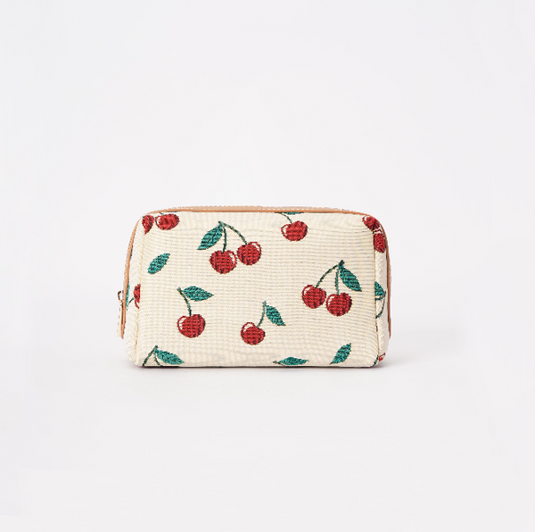 BEAUTY-CHERRY-CREAM | Cherry Cream Beauty Bag