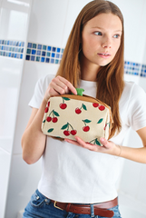 BEAUTY-CHERRY-CREAM | Cherry Cream Beauty Bag