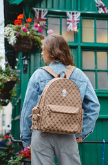 BIGPK-BLV-BEIGE | B-Loved Big Rucksack On Beige Monogram