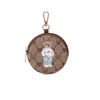 BUBBLE-BLV-BEIGE | B-Loved Bear Beige Bubble Zip Purse Charm