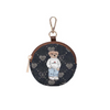 BUBBLE-BLV-DENIM | B-Loved Bear Denim Blue Bubble Zip Purse Charm