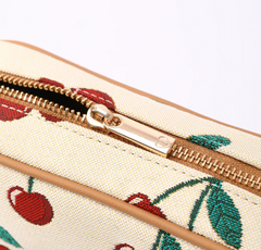 CAMERA-CHERRY-CREAM | Cherry Camera Crossbody Bag In Cream Backdrop