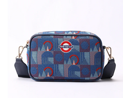 CAMERA-TFL-PICCA-GAP | Camera Crossbody Bag TfL Piccadilly Moquette Mind The Gap