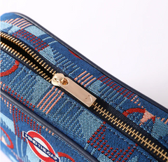 CAMERA-TFL-PICCA-GAP | Camera Crossbody Bag TfL Piccadilly Moquette Mind The Gap