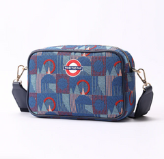CAMERA-TFL-PICCA-GAP | Camera Crossbody Bag TfL Piccadilly Moquette Mind The Gap