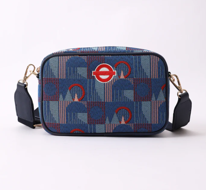 CAMERA-TFL-PICCA-RED | Camera Crossbody Bag Tfl Piccadilly Moquette Red Roundel