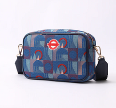 CAMERA-TFL-PICCA-RED | Camera Crossbody Bag Tfl Piccadilly Moquette Red Roundel
