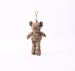 CHARM-BLV-BEIGE | B-Loved Bear Charm On Beige Monogram