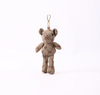 CHARM-BLV-BEIGE | B-Loved Bear Charm On Beige Monogram