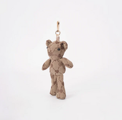 CHARM-BLV-BEIGE | B-Loved Bear Charm On Beige Monogram