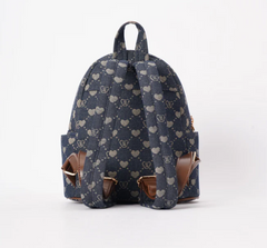 DAPK-BLV-DENIM | B-Loved Small Rucksack On Blue Denim Monogram