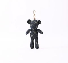 CHARM-BLV-DENIM | B-Loved Bear Denim Blue Bag Charm