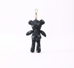 CHARM-BLV-DENIM | B-Loved Bear Denim Blue Bag Charm