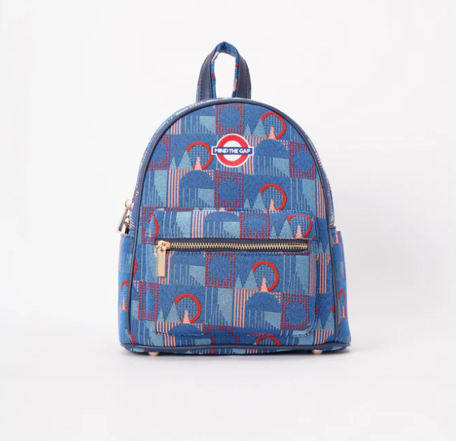 DAPK-TFL-PICCA-GAP | TfL Piccadilly Moquette Mind the Gap Small Rucksack