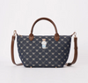 GRAB-BLV-DENIM | B-Loved Grab Handbag On Blue Denim Monogram