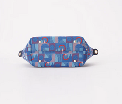 GRAB-TFL-PICCA-GAP | TfL Piccadilly Moquette Mind the Gap Grab Handle Handbag