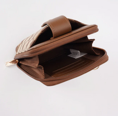 PHONE-BLV-BEIGE | B-Loved Bear Beige Smart Phone Crossbody Bag