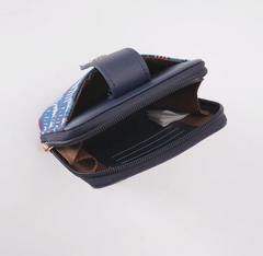 PHONE-TFL-PICCA-GAP | TfL Piccadilly Moquette Mind the Gap Smart Phone Crossbody Bag