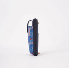 PHONE-TFL-PICCA-GAP | TfL Piccadilly Moquette Mind the Gap Smart Phone Crossbody Bag