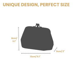 FRMP-SWAN | Swan  Rush and Iris Coin Clasp Frame Purse