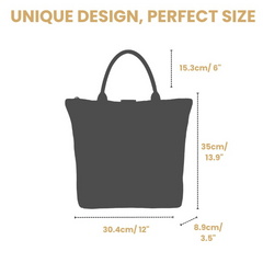 FOLD-BTH-MAGICCAT | Magic Cat Beige Folding Bag