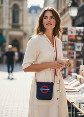 SLING-TFL-BL-ROUNDEL | TfL© Blue Roundel Sling Bag Purse Crossbody
