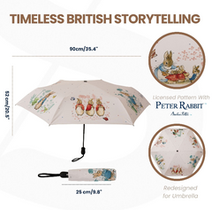 UM-AUTO-BP-PETER | Peter Rabbit Blue and White Automatic Folding Umbrella