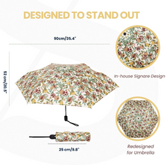 UM-AUTO-POMEGRA | Pomegranate and Lemon Automatic Folding Umbrella