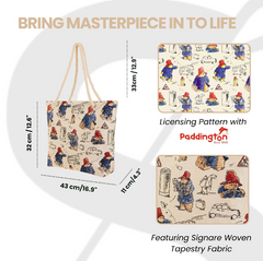 ROPE-PADD | Paddington Bear Rope Tote Beach Bag