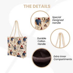 ROPE-PADD | Paddington Bear Rope Tote Beach Bag