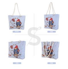 ROPE-PADD-CMM | Paddington Bear Marmalade Rope Tote Beach Bag
