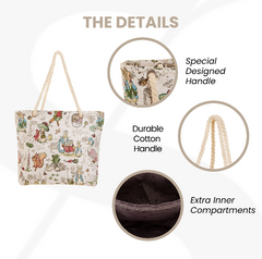 ROPE-BP-PETER | Peter Rabbit Rope Tote Beach Bag