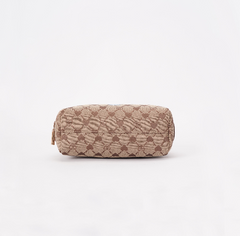 BEAUTY-BLV-BEIGE | Toiletry Bag in Beige Monogram with Teddy Bear