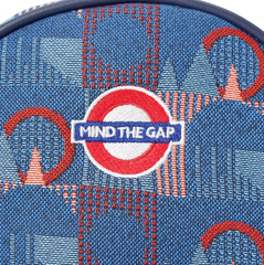 DAPK-TFL-PICCA-GAP | TfL Piccadilly Moquette Mind the Gap Small Rucksack