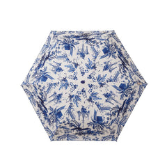 UM-AUTO-BM-CHINO | The British Museum Chinoiserie Blue and White Automatic Folding Umbrella