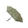 UM-AUTO-GLILY | Golden Lily Green Automatic Folding Umbrella