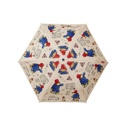 UM-AUTO-PADD | Paddington Bear Blue and Beige Automatic Folding Umbrella