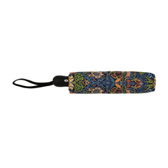 UM-AUTO-STBL | Strawberry Thief Blue William Morris Design Automatic Folding Umbrella