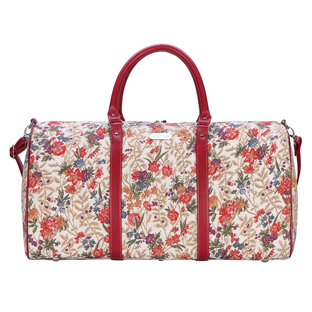 Signare Tapestry Floral Large Duffle Bag Overnight Bags Weekender