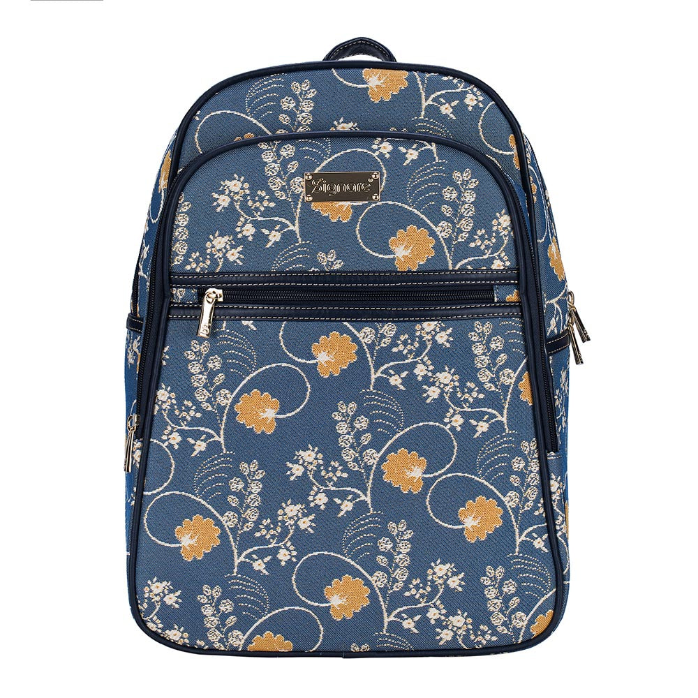 BKPK-AUST | Jane Austen Blue Backpack