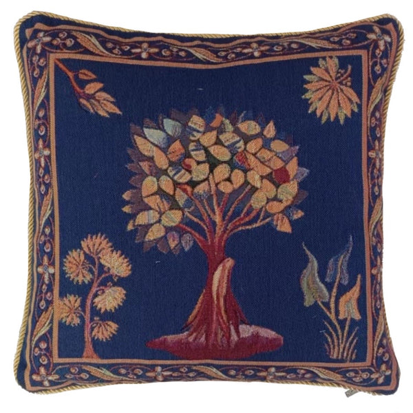 CCOV-ART-AT-TREEBL Cushion Cover Art Apocalypse Tapestry Tree of Life Blue W45 x H45 CM (W18 x H18 INCH)