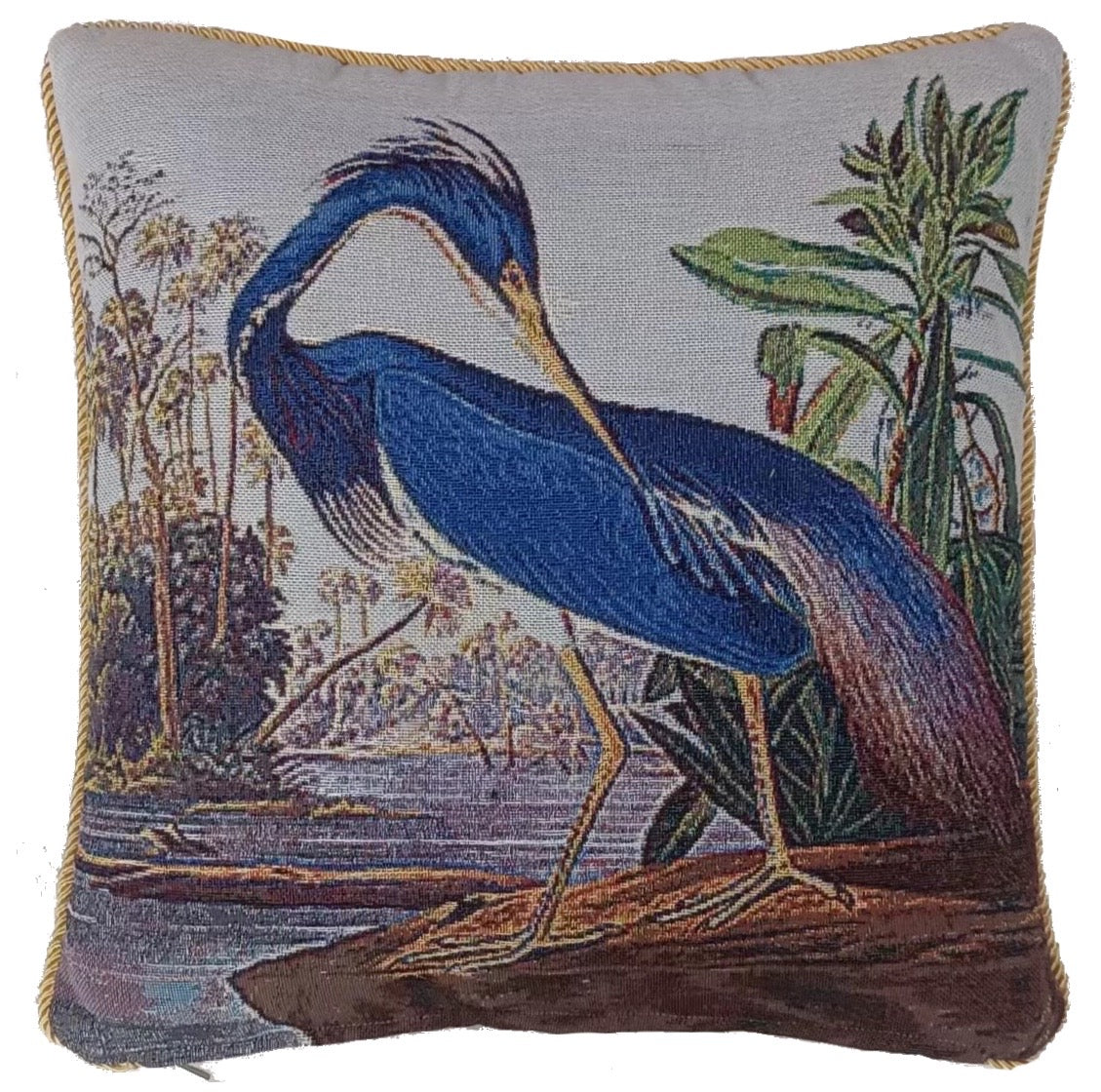CCOV-ART-JA-TROPICALBIRD	 Cushion Cover Art John Audubon - Tropical Bird W45 x H45 CM (W18 x H18 INCH)