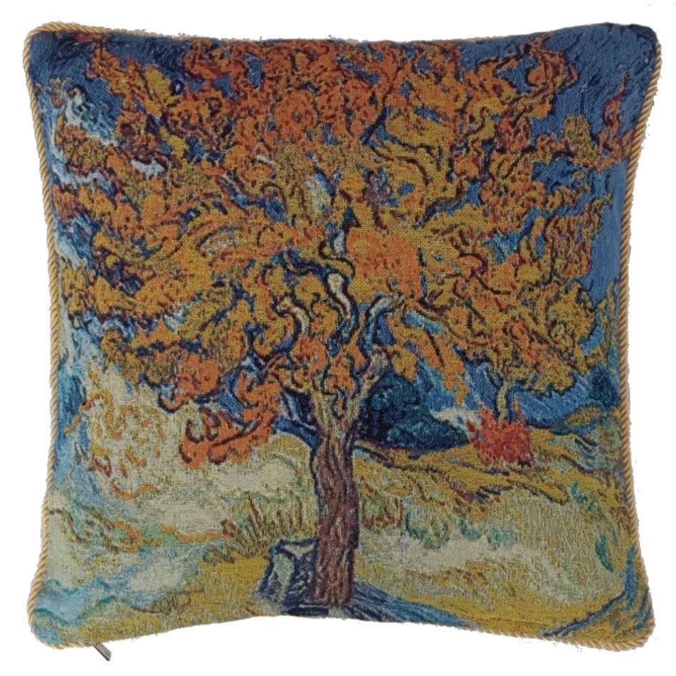CCOV-ART-VG-MTREE Cushion Cover Art Van Gogh - Mulberry Tree W45 x H45 CM (W18 x H18 INCH)