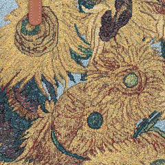 COLL-ART-VG-SUNF | Van Gogh Sunflowers College/Shoulder Tote Bag - www.signareusa.com