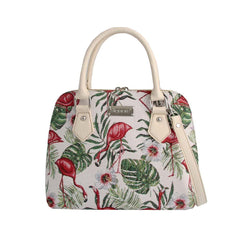 CONV-FLAM | Flamingo Convertible Top Handle Purse Handbag - www.signareusa.com