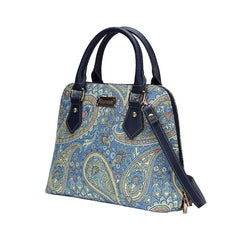 CONV-PAIS | Paisley Convertible Top Handle Purse Handbag - www.signareusa.com