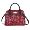 CONV-RMTD | Rennie Mackintosh Rose and Teardrop Convertible Top Handle Purse Handbag - www.signareusa.com